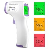 Stirnthermometer, Infrarot-Stirnthermometer mit Fieberalarm, digitales...