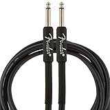 Fender Professional Series Gitarreninstrumentenkabel, 3m, Gerade/Gerade,...