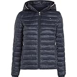 Tommy Hilfiger Damen Daunenjacke Padded Global Stripe Jacket mit Kapuze,...