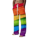 Leinenhose Bedruckte Leinenhose mit 3D gedruckte Männliche Taillentasche...