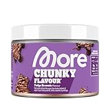 MORE Chunky Flavour, Fudge Brownie, 150 g, Geschmackspulver zum Süßen,...