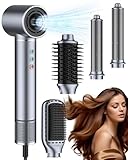 Hair Dryer Brush, 5 in 1 Multi Hair Styler,110,000 RPM High-Speed Negative...