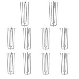 Gardinenhaken，40 Stück Edelstahl Vorhänge Haken，Klammer Klemmhaken...