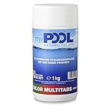 myPOOL Chlor MultiTabs 200g - 4in1 Poolpflege mit Chlor - Algenvernichter...