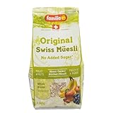Familia Orginal Swiss Müesli 500 g - Birchermüsli ohne Zucker - Vollkorn...
