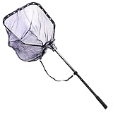 Zite Fishing Raubfisch-Kescher Gummiert mit Schultergurt - Hecht-Kescher...