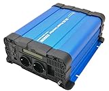 solartronics Spannungswandler FS2000D 24V 2000/4000 Watt Reiner Sinus BLAU...