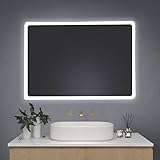 Youyijia LED Badspiegel mit Beleuchtung, 50x70cm Wandspiegel...