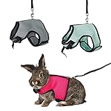 Trixie 61513 Softgeschirr mit Leine für Kaninchen, Nylon, 25–32 cm, 1,20...