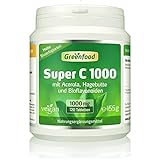 Super C, 1000 mg Vitamin C, hochdosiert, 120 Tabletten – mit Acerola,...