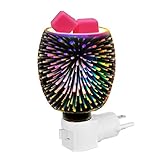 Syfunlv Elektrische Duftlampe, Feuerwerk Aroma Lampe, 3D Elektrische Glas...