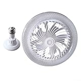 Stilvoller E27 Deckenventilator mit Beleuchtungsoptionen und Fernbedienung,...