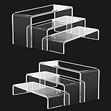 Janaden Acryl Riser Display Ständer Durchsichtig Vitrine Display Regal...