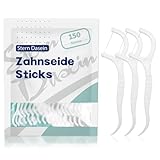 SternDasein 150 Stück Einweg Zahnseide - Zahnpflege Zahnstocher zur...