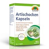 SUNLIFE Artischocken Kapseln hochdosiert - 1 x 60 Stück - hochwertige...