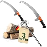 easimo | Astsäge Teleskop für Baumbeschneidung I Säge mit Teleskopstiel...