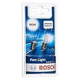 Bosch H6W Pure Light Fahrzeuglampen - 12 V 6 W BAX9s - 2 Stücke