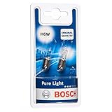 Bosch H6W Pure Light Fahrzeuglampen - 12 V 6 W BAX9s - 2 Stücke
