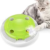 PETTOM Katzenspielzeug Elektrisch, Katzenspielzeug Selbstbeschäftigung...