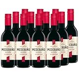 Freixenet Mederaño Tinto Lieblich (12 x 0,25 l) - Lieblicher Rotwein aus...