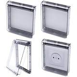 WYYFXY® 4 Stück Schalter Abdeckung Selbstklebend Steckdosen Abdeckung Typ...