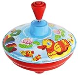 Lena 52410 Brummkreisel Enten Ø 14 cm, Metall Schwungkreisel aus Blech,...