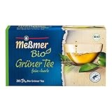 Meßmer Bio Grüner Tee | fein-herb | 20 Teebeutel | Vegan | Glutenfrei |...