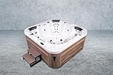 American Outdoor Whirlpool Torina Sterling Silver/Teak – 215x215 cm – 5...