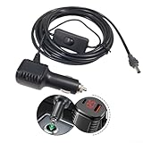 Kfz-Ladegerät, Digitalanzeige, Ethernet, 3-in-1-DC-Netzkabel für Starlink...