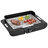 Clatronic® Barbecue-Tischgrill | Elektrogrill | ideal für Balkon & Küche...