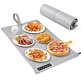 LustLocke Warmhalteplatte Silikon, Elektrischer Speisenwärmer mit 5...
