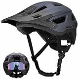 Favoto Mountainbike Fahrradhelm mit Schirm Leicht - Doppelte Inmould...