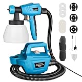 Tilswall 800W Farbsprühsystem, Elektro Lackierpistole mit 1300 ml...