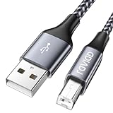 RAVIAD Druckerkabel, Scannerkabel [2M] USB 2.0 Typ B Kabel USB A auf USB B...