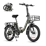 ENGWE E-Bike Klapprad Elektrofahrrad mit 20 Zoll Fat Tire, 15.6Ah...