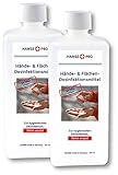 HANSE PRO Desinfektions-Mittel, 2 x 500 ml I Händedesinfektion I Hygiene I...