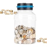 Digital Coin Bank Jar, LCD-Zählwerk, digitales Zählen von Geld, spart...