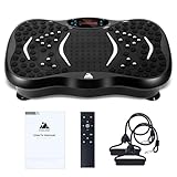 EVOLAND Fitness Vibrationsplatte 3D mit 5 Programm Modi Ausrüstung für...