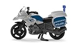 siku 1551, BMW Polizeimotorrad, Metall/Kunststoff, Blau/Silber,...