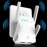 WLAN Verstärker, 300 Mbit/s WLAN Repeater,2.4Ghz WiFi Repeater mit LAN...
