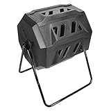 MasYosh Trommelkomposter für den Außenbereich, Rotierender...