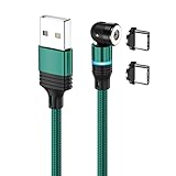 Magnetisches USB C Kabel Magnet Ladekabel Magnetisch Typ C Schnellladekabel...