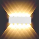 BELLALICHT 10W LED Wandleuchte Innen - Aluminium Up Down Spotlicht...