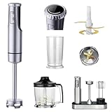 KB ELEMENTS Stabmixer - 800 Watt Voll Kupfer Motor, Elektrischer Stabmixer...