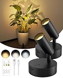 Kabellose Spotlight Aufladbar Wandstrahler Innen mit 3000mAh Akku, 3 Farben...