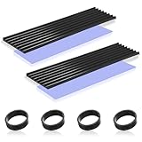2 StüCk KüHlköRper, M.2 Aluminium KüHlköRper, KüHler-Set Heatsink Mit...