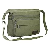 JAKAGO Wasserdichte Umhängetasche Herren,Multi-Tasche aus Segeltuch 15...