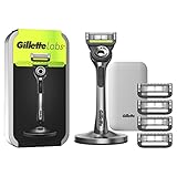 Gillette Labs Nassrasierer Herren, Rasierer mit Reinigungs-Element +...