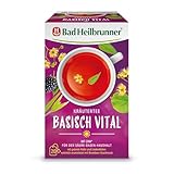 Bad Heilbrunner Kräutertee Basisch Vital - im Filterbeutel - Grüner...