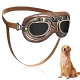 MisFun 1Pcs Retro Hundebrille, Sonnenbrille Hund Brille Hund UV-Schutz,...